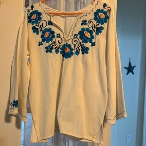 Mexico made ...hand embroidered shirt